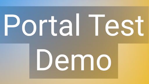 Portal Test Demo