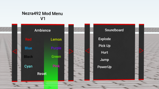 Nezra492 Mod Menu V1